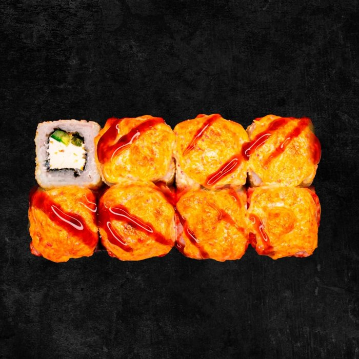 Запеченный с креветкой