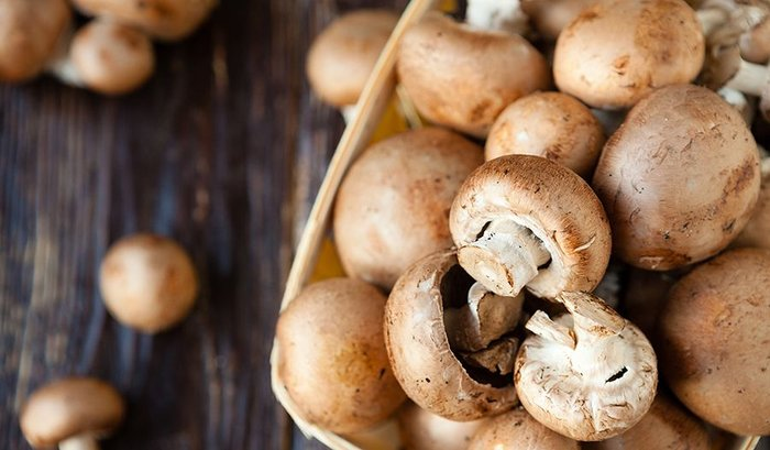 Шампиньоны жареные