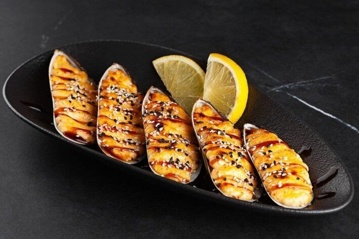 Мидии запечённые, 5 шт.