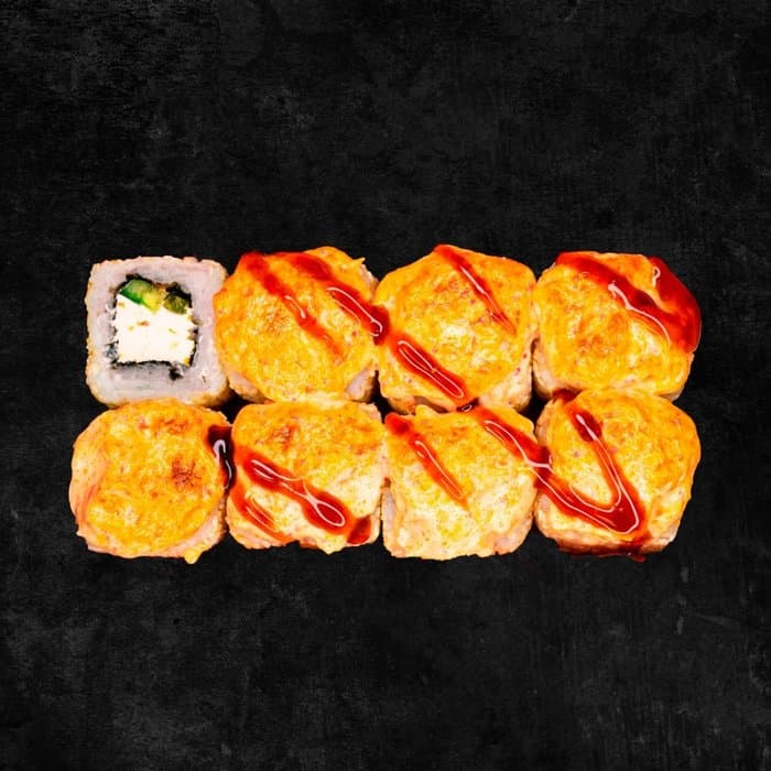 Запеченный с курицей
