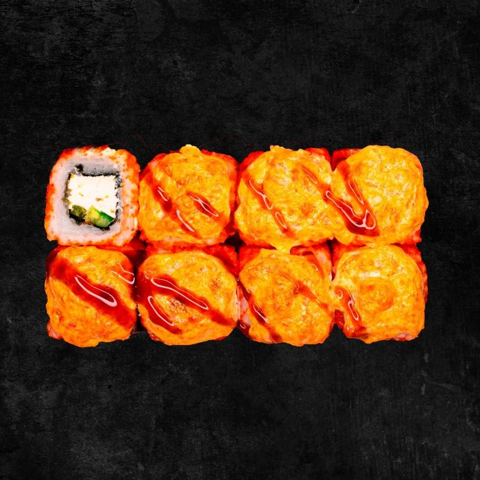 Запеченный спайси с креветкой